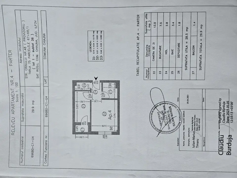 Ofertă Exclusivă: Garsonieră Nouă de Vânzare în Roșu, Ilfov - Perfectă pentru Tine - imaginea 12