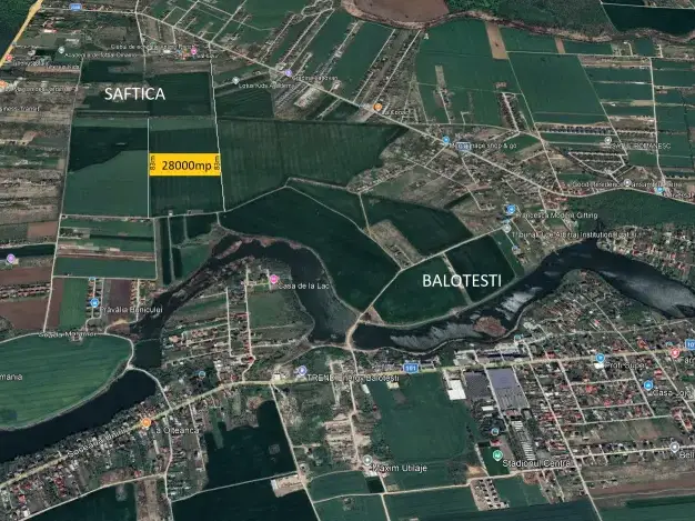 Teren intravilan Balotești, Ilfov - Oportunitate de investiție cu acces dublu și potențial de dezvoltare - imaginea 4