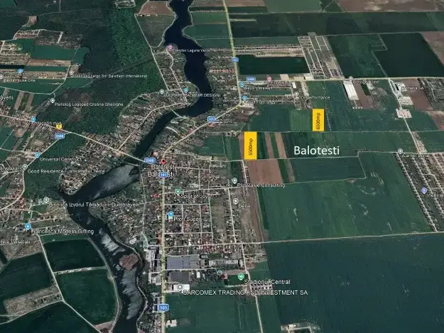 Oportunitate teren intravilan Balotești, Ilfov - 6500 mp pentru construcții rezidențiale - imaginea 5