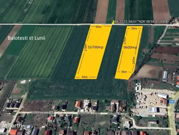 Investiție Imobiliară: Teren intravilan Balotești, Ilfov – 16700 mp pentru Vile - imaginea 6