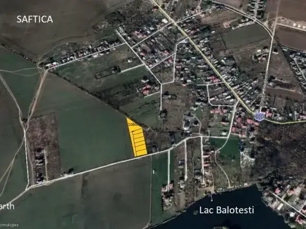 Teren de Vanzare Balotești, Ilfov – 1250 mp Intravilan cu Potențial de Construcție (P+1+M)