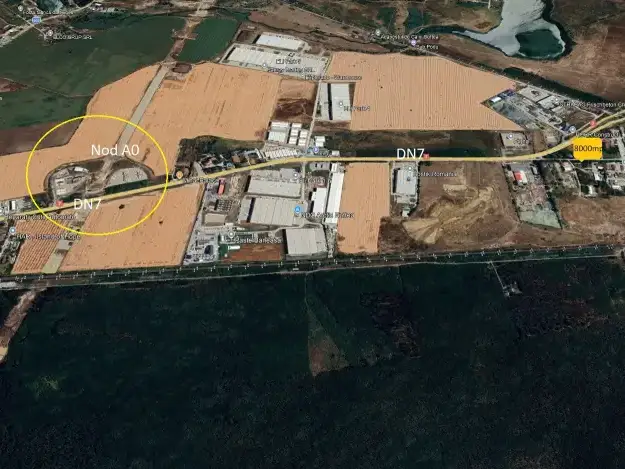 Teren Industrial 8000 mp în Buftea, Ilfov - Acces DN7 și Autostrada A0 - imaginea 5