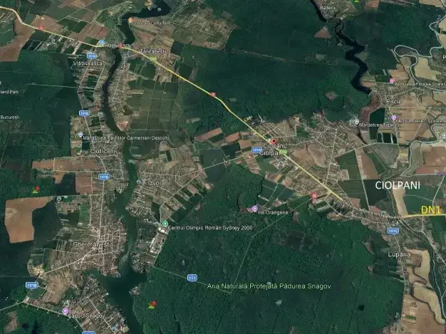 Teren de vanzare Ciolpani, Ilfov - Suprafata generoasa, proximitate DN1 si padure - imaginea 3