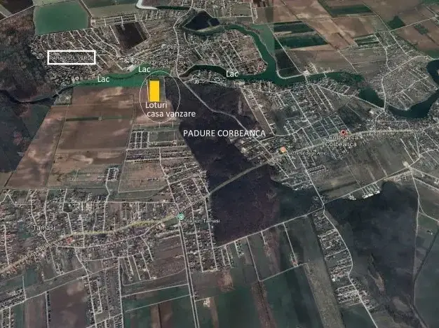 Terenuri de vânzare Corbeanca, Ilfov - Vederi panoramice spre lac și pădure, oportunitate de construire - imaginea 3