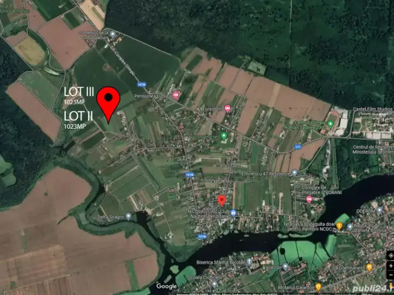 Ofertă Teren Izvorani, Ilfov - 1023mp, Intravilan, Acces Drum Asfaltat - imaginea 4