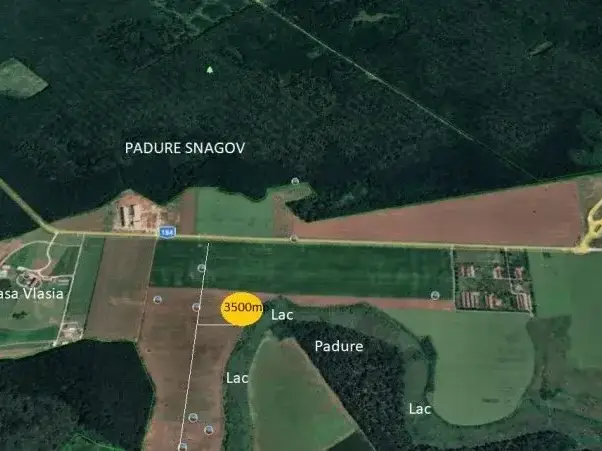 Teren Snagov, Ilfov: 3500 mp intravilan cu acces extins la lac și priveliște spre pădure - imaginea 3