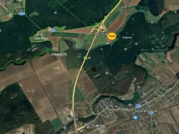 Teren de Vânzare 7000 mp Snagov, Ilfov - Acces Direct Autostrada A3, Zonă Mixtă - imaginea 3